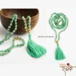 Green Aventurine Mala Bead Necklace – 108 Natural Beads 7mm