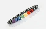 Hematite 7 Chakra Bracelet – Spiritual Healing & Energy Balance
